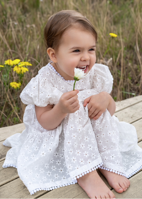 Rai & Co: Eliza Dress in Embroidered Lace
