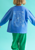 Golden Child: Outta Space Long Sleeve T-Shirt in Golden Blue