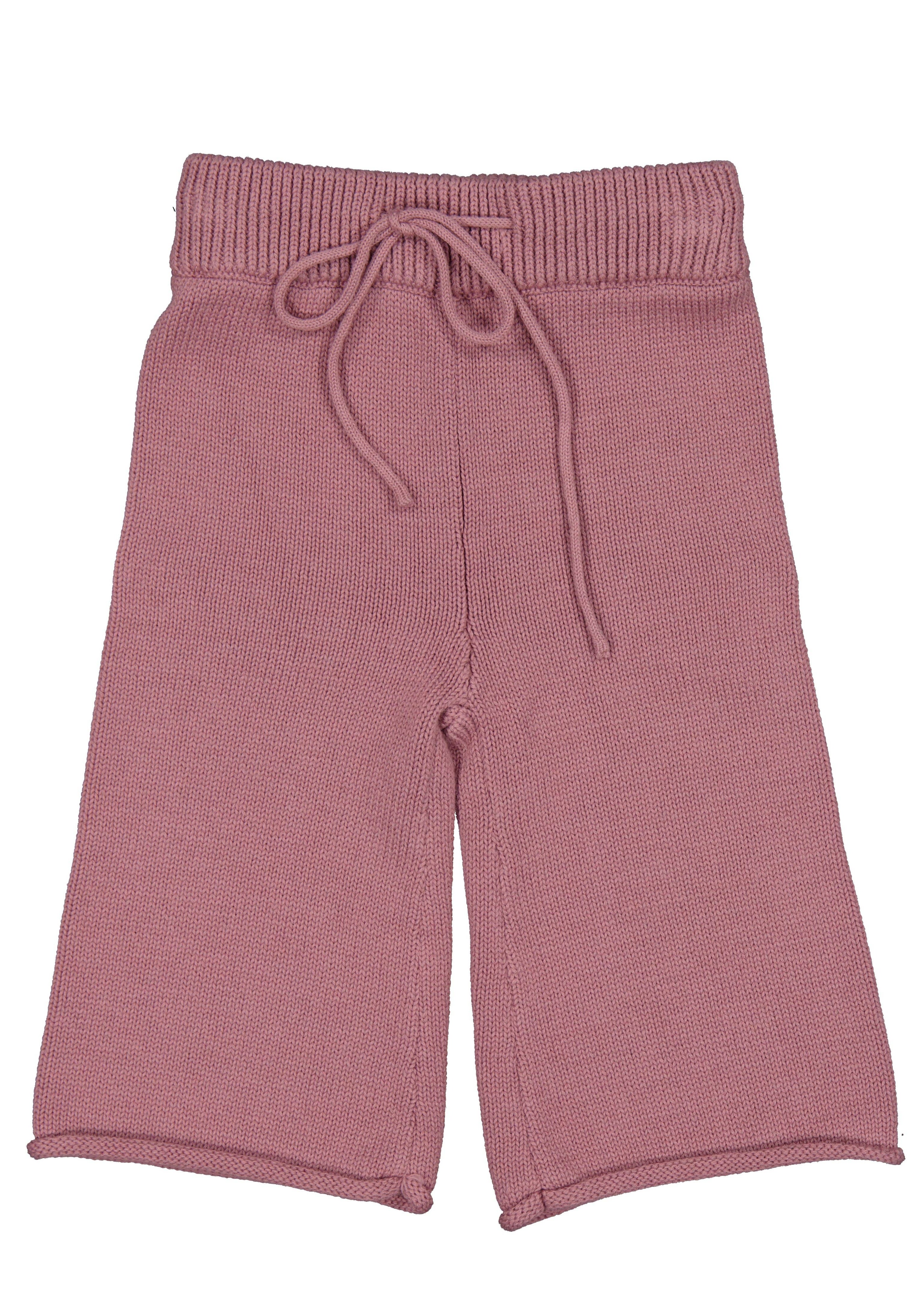 Burrow & Be: Blake Knit Pants in Mulberry
