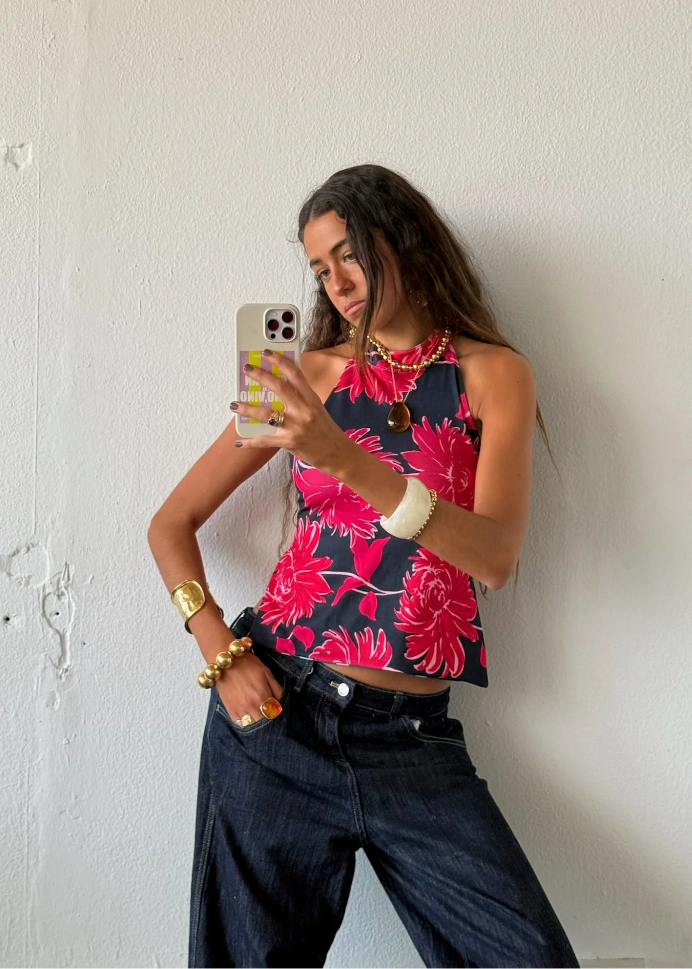 Susmies: Reversible Halter Top in Dalia