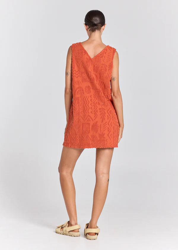 Poolside Paradiso: Mai Tai Dress in Sienna