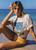 Poolside Paradiso: Maui Tee in Vanilla
