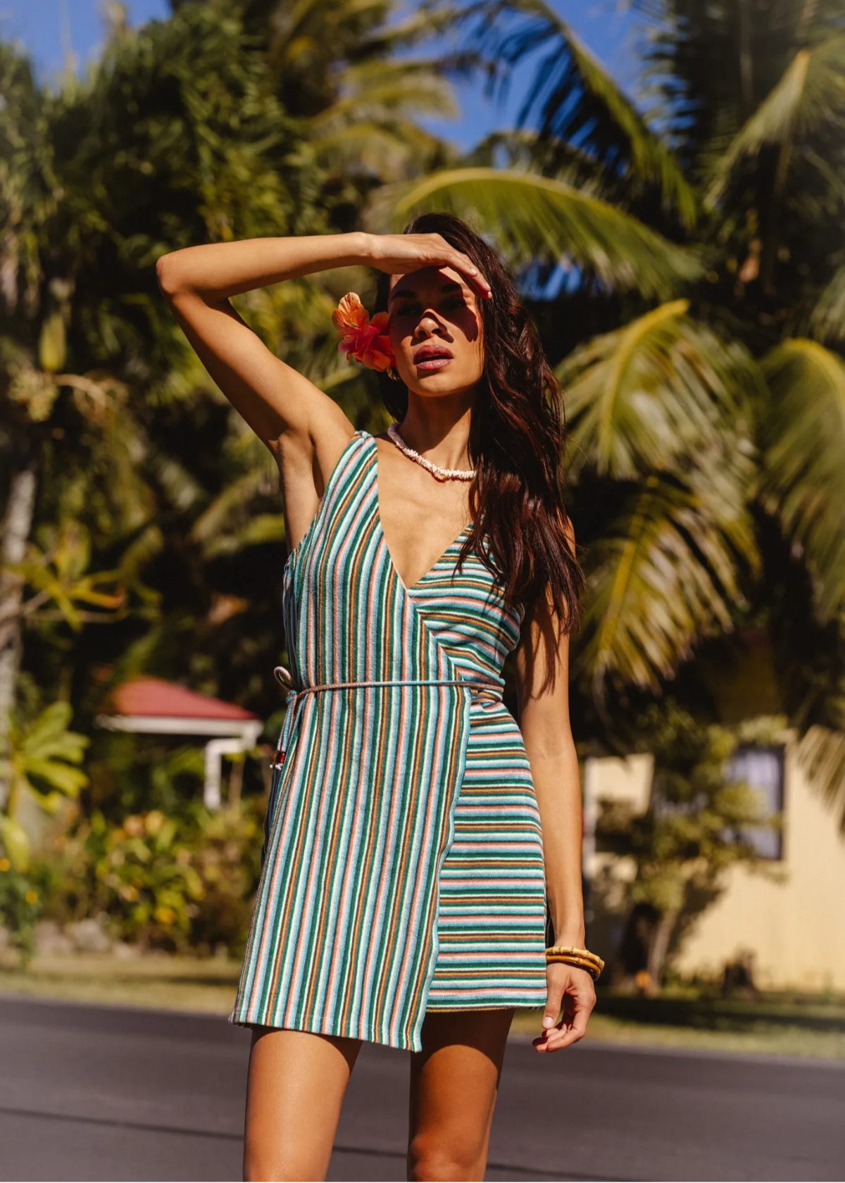 Nine Lives Bazaar: Nectar Mini Dress in Tropic