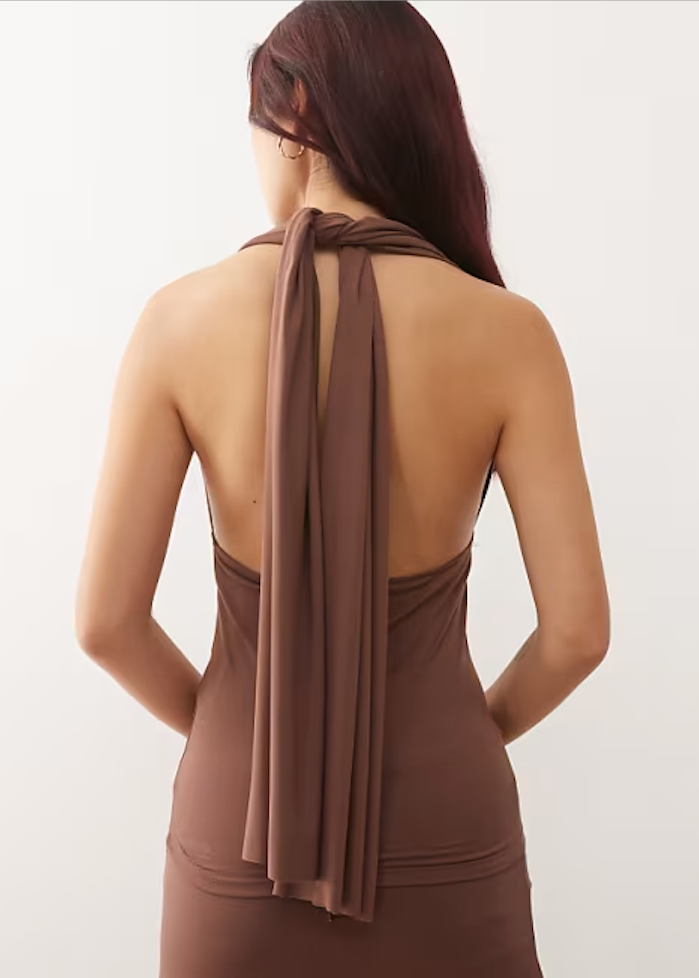 Susmies: Isabela Top in Brown