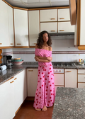 Susmies: Lola Maxi Skirt in Strawberry