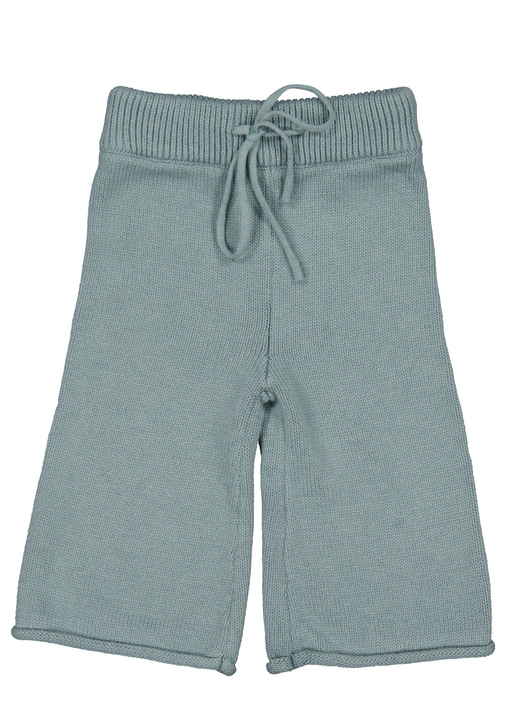 Burrow & Be: Blake Knit Pants in Cadet Blue